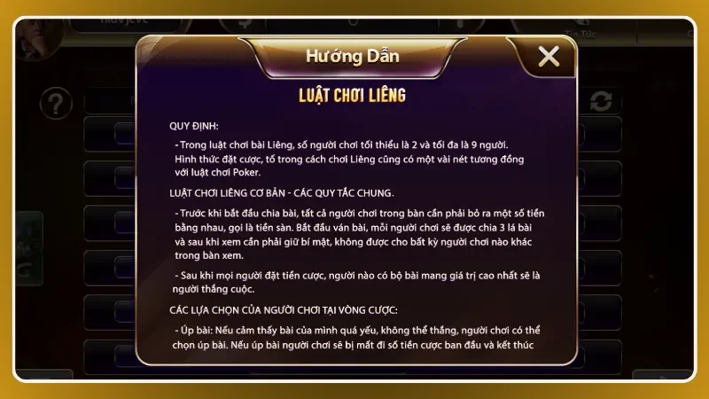 Luật chơi liêng rõ ràng giúp người mới nhanh chóng làm quen dễ dàng